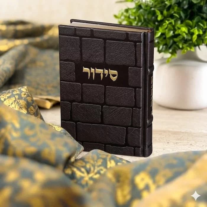סידור דגם ״כותל חום כהה״