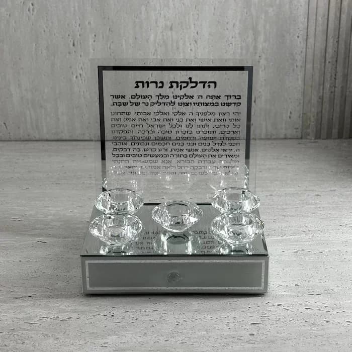 פמוטי קריסטל דגם ״פמוטי מגירה״